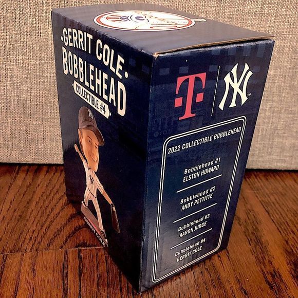 H NEW YORK YANKEES GERRIT COLE Bobble Head NYY SGA NIB 9/30/2022 - Picture 2 of 11